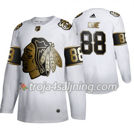 Chicago Blackhawks tröja Patrick Kane 88 2019-2020 Adidas Golden Edition Vit Authentic - NHL Tröjor Herr Chicago Blackhawks tröja Patrick Kane 88 2019-2020 Adidas Golden Edition Vit Authentic - NHL Tröjor Herr